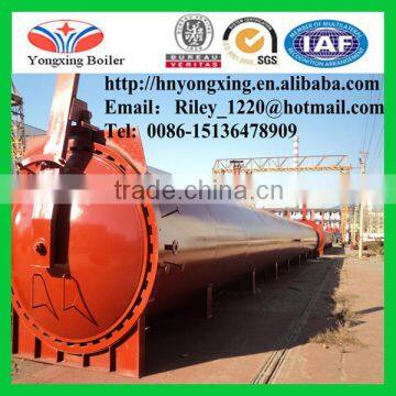 industrial customized horizontal textile autoclave