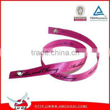 wholesale custom design ribbon bracelets for sale