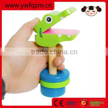 hand bell wooden rattle handheld instrument