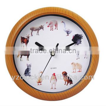 Animal Sound Wall Clock 2013 New Style