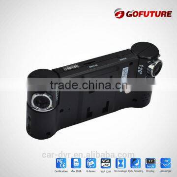 Full 1080p hd G-sensor GPS Dual Camera Rear Camera X3000 2.0"colorful Screen Car Camera Motion Sensor photo-3