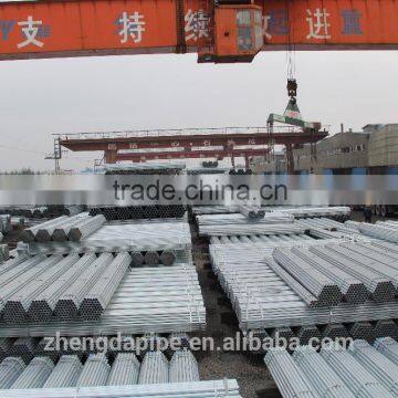 BS1387 A53 A500 hot-dip galvanized steel pipe