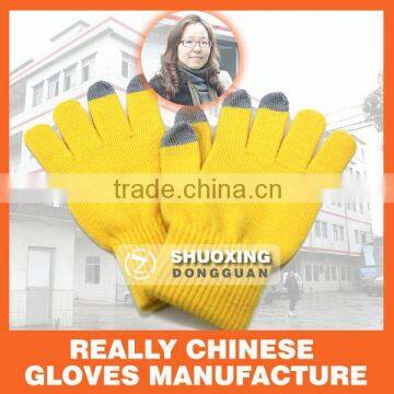 orange latex coated working glove