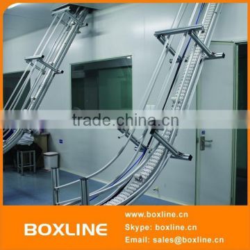 Plastic hanging chain conveyor