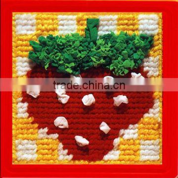 diy strawberry cross stitch 3D stitch kit