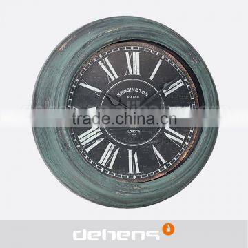 DEHENG vintage decorate wall clock with roman numbers