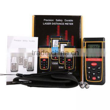 0.05 to 80m (0.16 to 262ft) Hand-held Laser Distance Meter photo-6