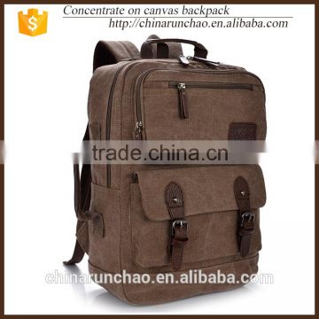 fashion designer multifunctional laptop computer backpack mochila de lona tote bags