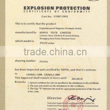 Explosion Protection Certificate