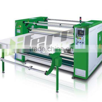 60cm oil drum sublimation heat transfer press with PLC system for fabric 170cm