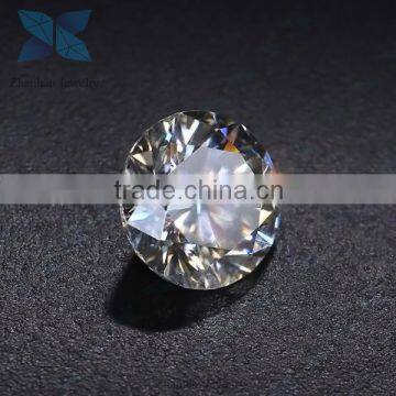 Hight Quality VVS1 Round Mozambique Diamond Brilliant Cut Pure White Moissanite Diamond