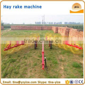 Trailer hay rake / tractor rake by compact tractors for sale