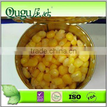 Canned sweet corn 2016 crop