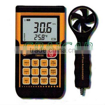 Freeshipping, wind wheel digital anemoemter TM856