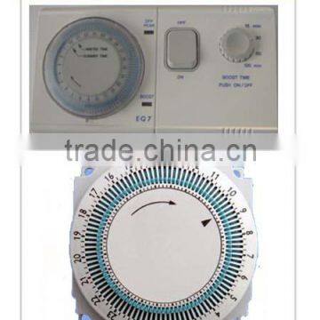 Programmable timer socket installed in heater