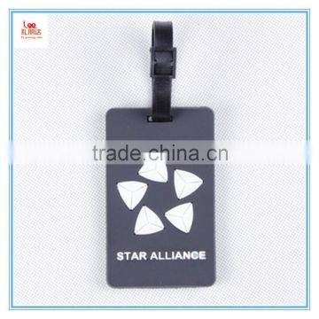 High Quality Square-shape Plastic Tag & ID Card luggage tage,Great for Cruises & Flights