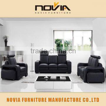 living room furniture modern leather corner sofa set