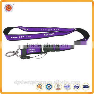 Permit Of The Nylon Polyester Rhinestone lanyardcheap custom phone lanyard