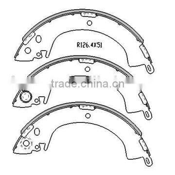 524 MB238114 GS8185 Auto spare part brake shoe