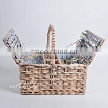 wholesale woodchip weaving picnic basket