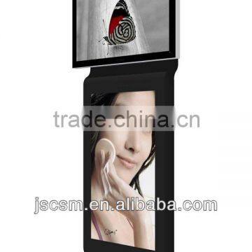 Dual screen 42inch LED HD totem player,advertising player, digital display for shopping malls