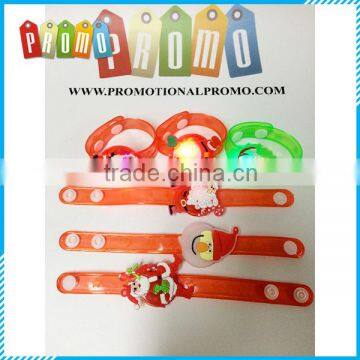 LED silicone Merry Christmas bracelets