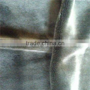 Hight quality good stretch minky fabric for safa fabric