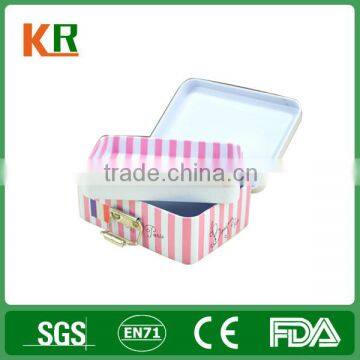 Stationery Tin sliding pencil box