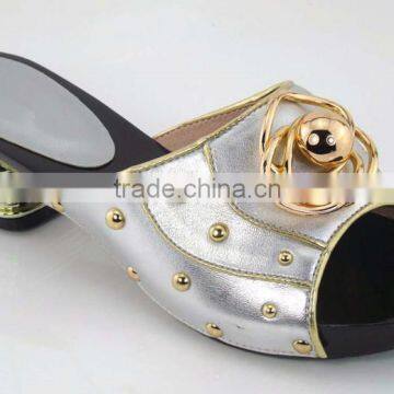 2016 New Pattern Style Design Ladies Slippers High Heel 5 cm 7 photo-6