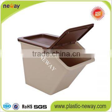 Household Plastic Storage Box With Lid photo-3