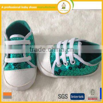 New Style Hot Sale 0-24 Month Handmade Wholesale Sequins Colorful Cheap Beautiful Baby Girl Shoes