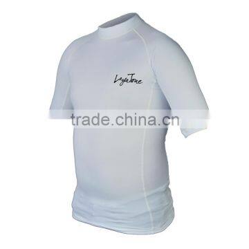 White Short Sleeve Rash Guard Amazon photo-2