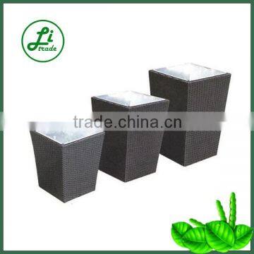 Popular PP rattan outdoor planter