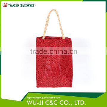 100% polyester promotional handle polyester tote bag