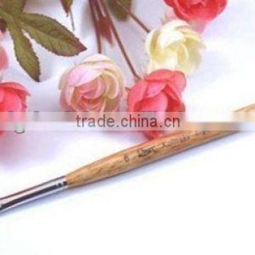 Nylon Nail Brush with Wooden Handle