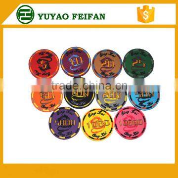 ceramic light poker chips custom poker chips board game chips