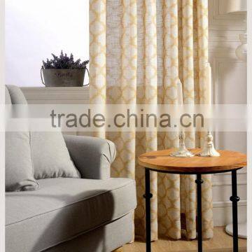 Fashion flower printed thermal ready made curtain