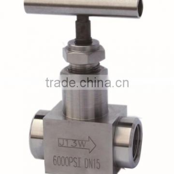 high pressure stainless steel NPT thread needle valve