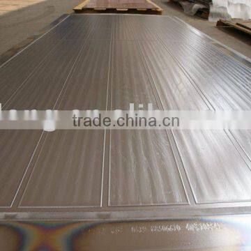 Decorative panel slicing press plate