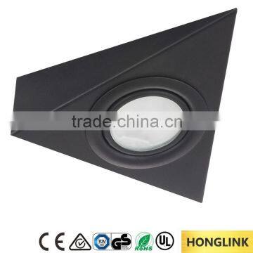 Surface mounted G4 12V Triangular under cabinet light