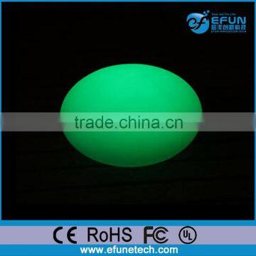 plastic decorating rgb color ball light, swimming pool floating waterproof led light ball