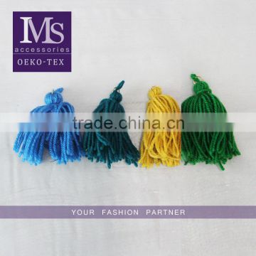 Good price customized size colors cotton fringe curtain wholesale