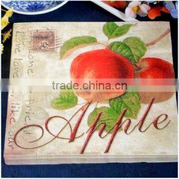 Elegant paper dinner napkins for party