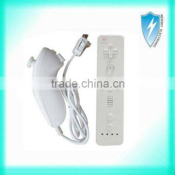 Hot selling 2 in1 motion plus controller for wii nunchuk remote controller