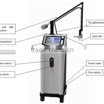 Ultra Pulse Fractional Co2 Sun Damage 0.1-2.6mm Recovery Laser Skin Resurfacing Machine Skin Resurfacing