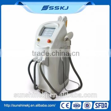 HOT Selling products shr ipl + elight + bipolar rf + q switch nd yag laser