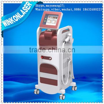 Pain-Free Hair Laser Removal / Ipl Laser Hair Pigmented Hair Removal Machine / Laser Hair Removal Machine Diode