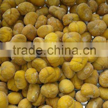 Peeled chestnut exporter packing in 1kg vacuum bag for wholesale