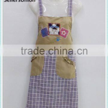 No.1 yiwu commission agent wanted New Arrival Cotton Apron with Pockets Design