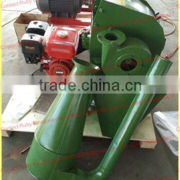 CF198 7.5hp gasoline engine tree branches hammer mill , hay hammer mill, firewood hammer mill